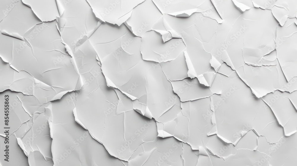 White crumpled paper texture background White crumpled paper texture background