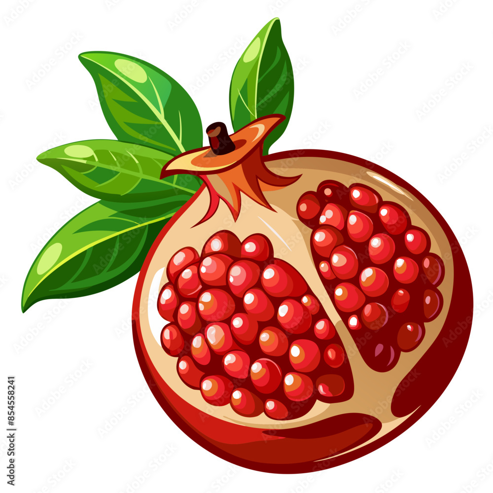 illustration of pomegranate illustration of pomegranate