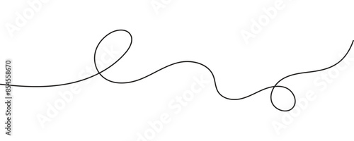 Wavy line pattern with curvy abstract squiggles in a psychedelic wiggle design, isolated with white background.