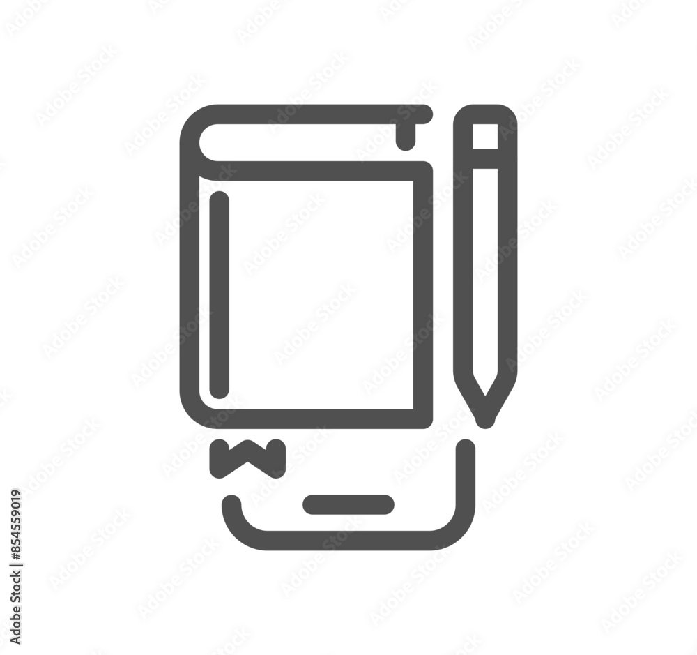 Online education related icon outline and linear vector.
Online education related icon outline and linear vector.