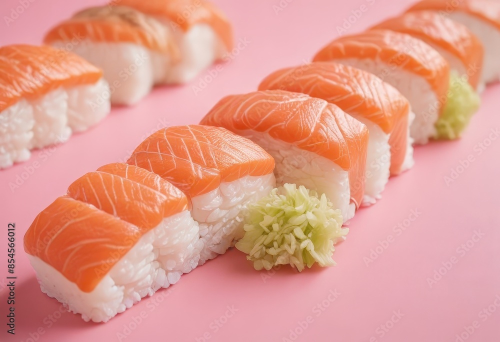 sushi with salmon sushi with salmon