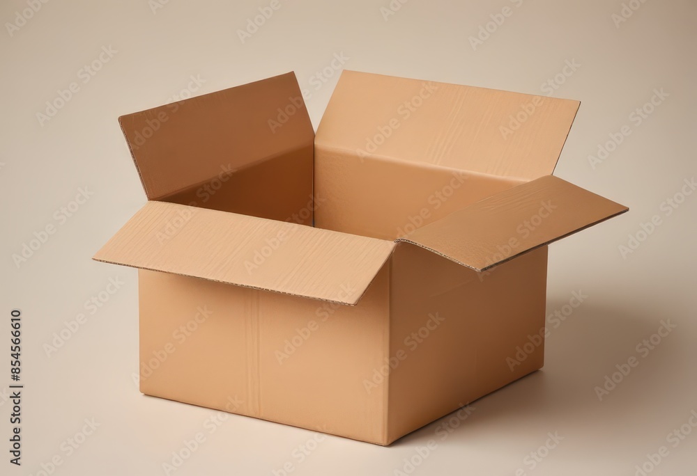 open cardboard box open cardboard box