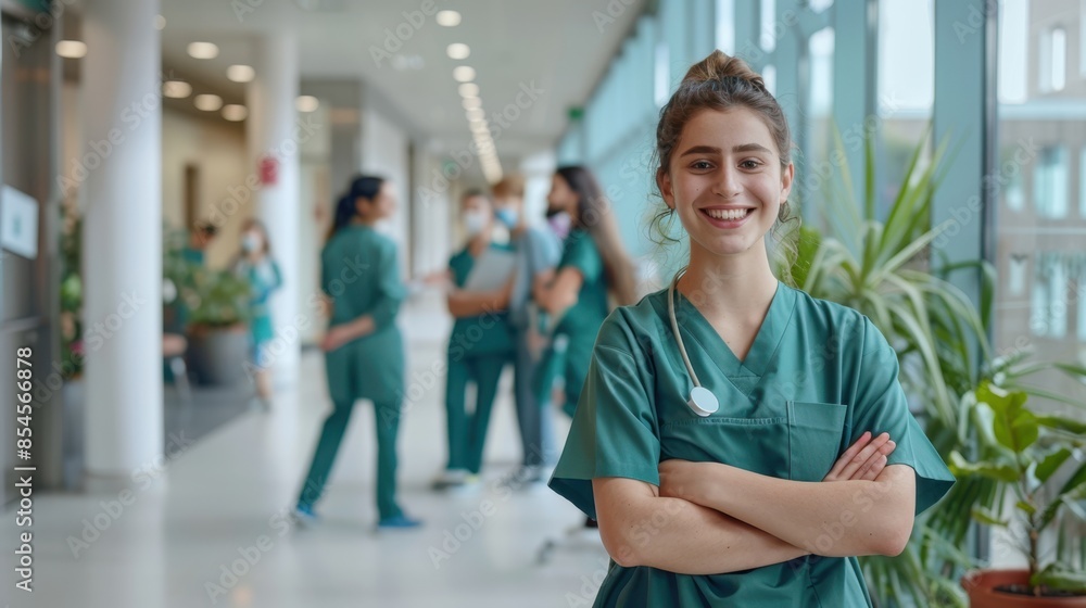 Fototapeta premium The smiling healthcare professional