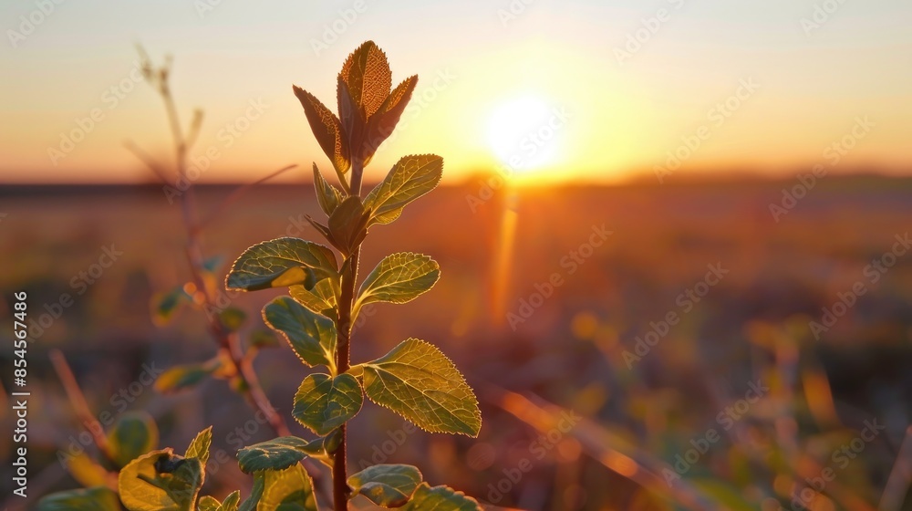 Sunset in spring ideal time to desiccate plant Sunset in spring ideal time to desiccate plant