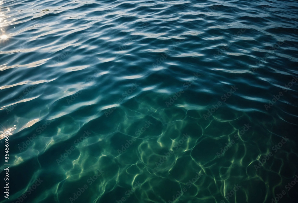 Crystal clear water ripples Crystal clear water ripples