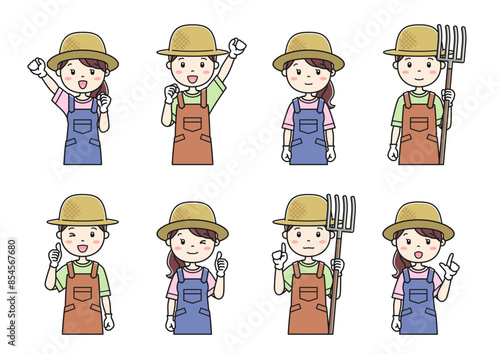 職業別人物イラスト84　Clip art of person by occupation