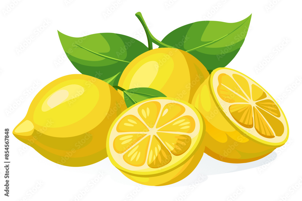 illustration of lemons illustration of lemons