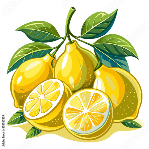 illustration of lemons