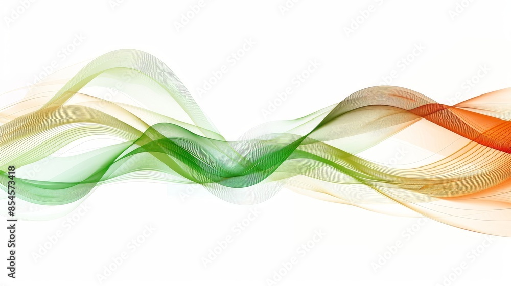 Abstract curves background. Smooth curves with gradients in black green brown colors. Captivating vector illustration. Abstract curves background. Smooth curves with gradients in black green brown colors. Captivating vector illustration.