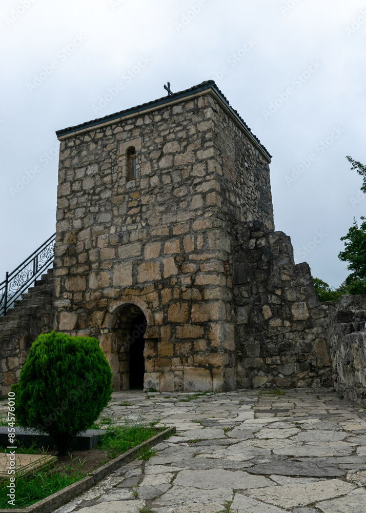 facade of an ancient building, historical object facade of an ancient building, historical object