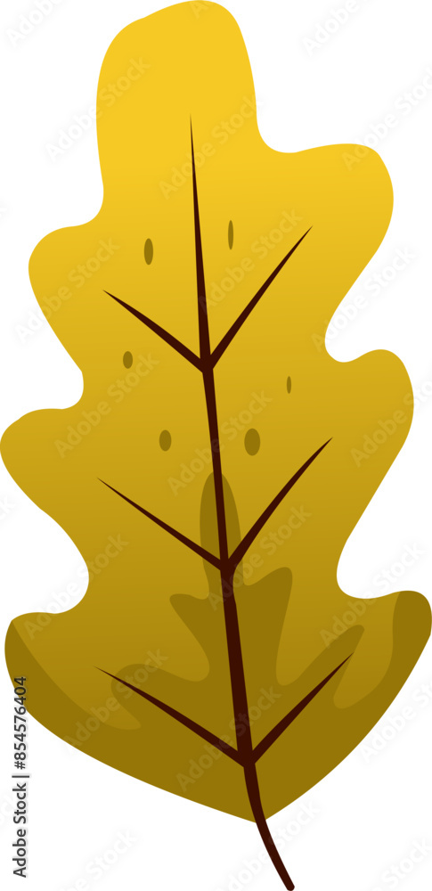 Obraz premium autumn leaf illustration