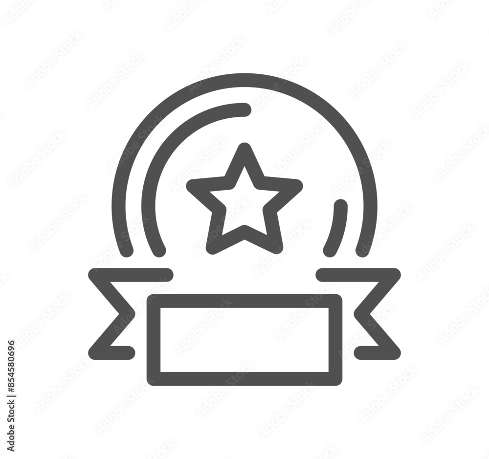 Exclusive benefit related icon outline and linear vector.
Exclusive benefit related icon outline and linear vector.