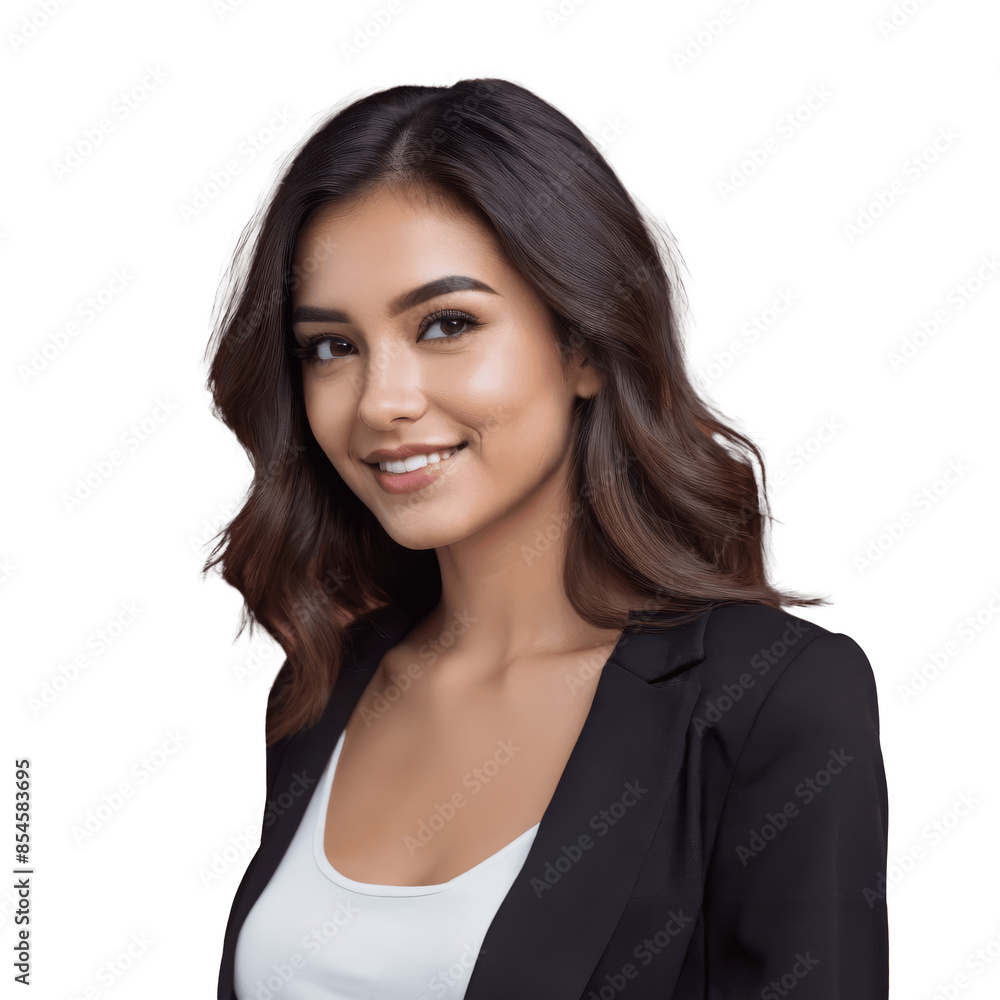 portrait of a smiling business woman in suit isolated on transparent background portrait of a smiling business woman in suit isolated on transparent background