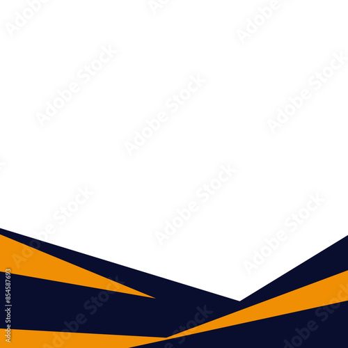 Free Download Blue and Yellow Modern Border - GFXLoad