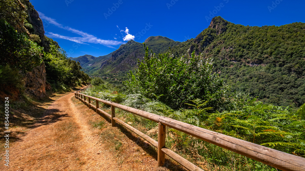 Αυτοκόλλητο Senda Accesible Pola de Somiedo Path, Pola de Somiedo, Somiedo Natural Park, Pri