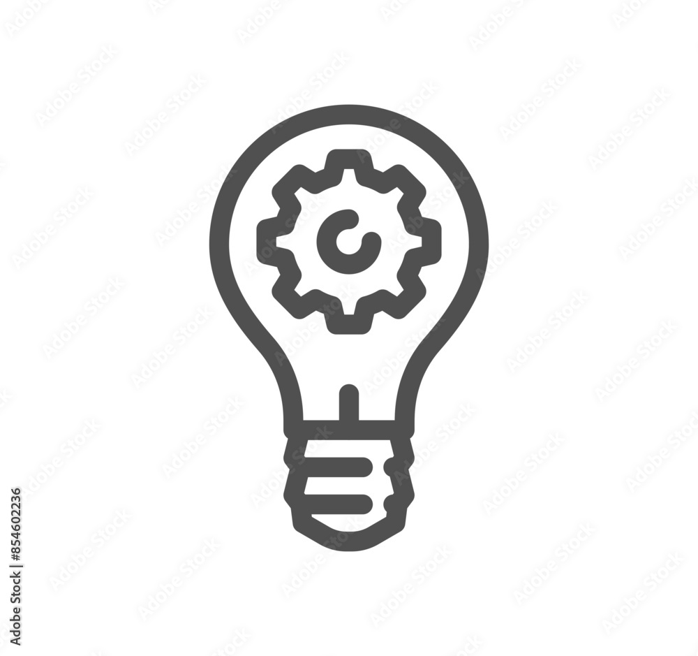 Core values as trust related icon outline and linear vector.
