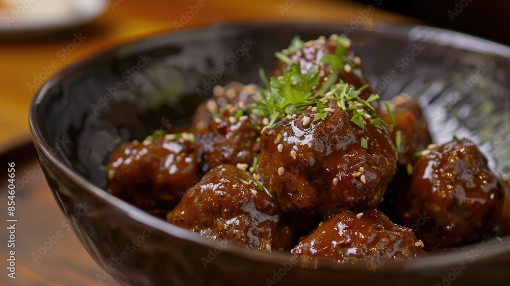 Savory Meat Balls in Brown Sauce with a Tangy Twist Savory Meat Balls in Brown Sauce with a Tangy Twist
