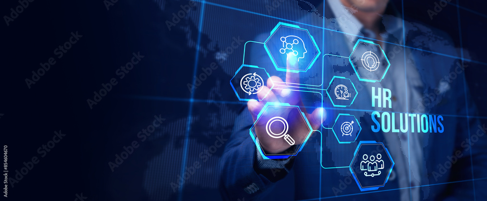 Business, Technology, Internet and network concept. HR Solutions. Business, Technology, Internet and network concept. HR Solutions.