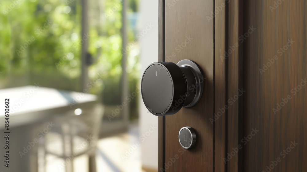 Obraz premium Modern smart lock for a door