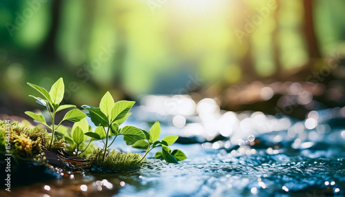 清流,Generative AI AI画像