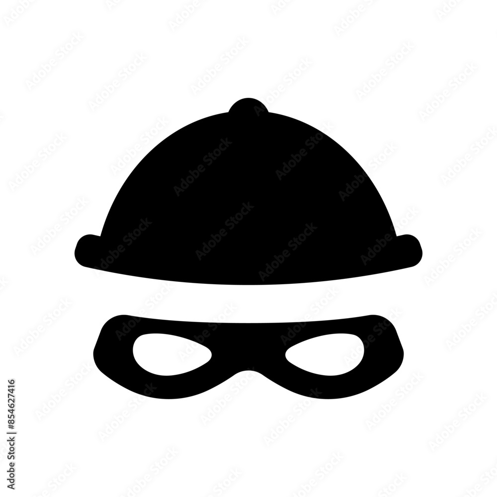 Thief icon isolated on white background. Thief icon isolated on white background.