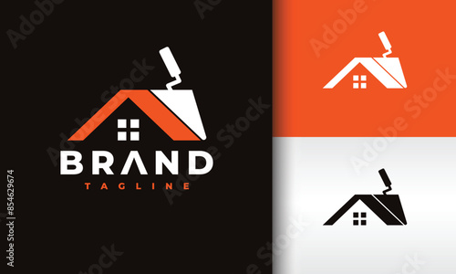 spatula cement house logo