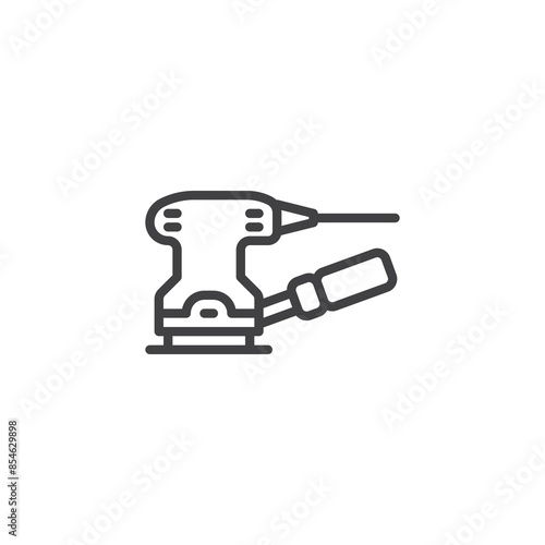 Electric Sander line icon