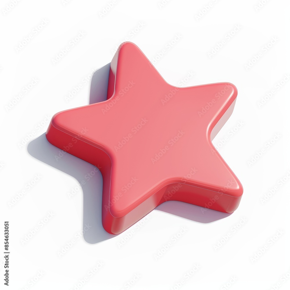 The realistic 3D design of a red star, volumetric glossy rating or award star, achievement or award UI element, decoration element The realistic 3D design of a red star, volumetric glossy rating or award star, achievement or award UI element, decoration element