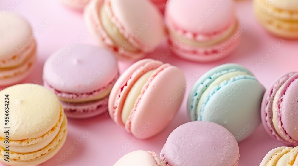 macaroon on a colorful background macaroon on a colorful background
