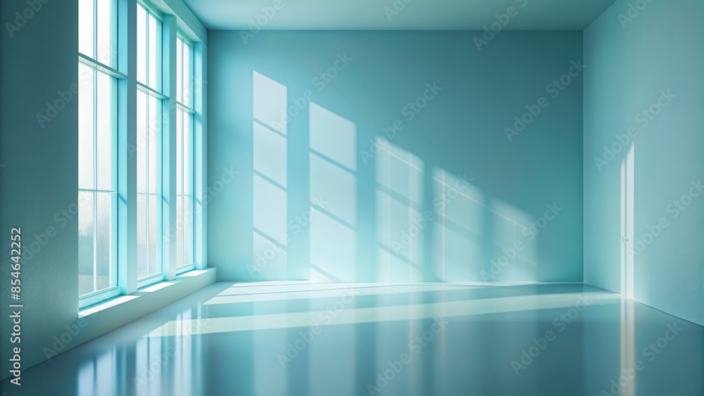 Sleek minimalistic abstract light blue background with subtle shadows and soft diffused light streaming through windows, evoking a sense of calmness and serenity, perfect for product presentation. Sleek minimalistic abstract light blue background with subtle shadows and soft diffused light streaming through windows, evoking a sense of calmness and serenity, perfect for product presentation.