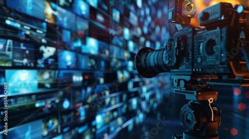 Photos of video editing ideas Internet movies. Video publishing service streaming video