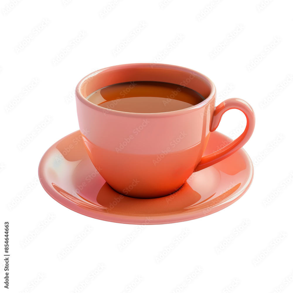 3D Render of Coffee Cup on Transparent Background, High-Quality Image for Food, Art, and Design Projects, Perfect for Culinary and 3D Icon Design - 3D Isometric 3D Render of Coffee Cup on Transparent Background, High-Quality Image for Food, Art, and Design Projects, Perfect for Culinary and 3D Icon Design - 3D Isometric