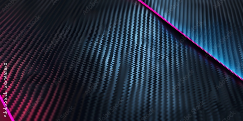 a carbon fiber background with one cyan and one Pink line, 2:1, banner website, ads banner, landing page, industrial carbon black wallpaper a carbon fiber background with one cyan and one Pink line, 2:1, banner website, ads banner, landing page, industrial carbon black wallpaper