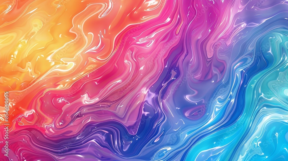 Abstract Swirling Liquid Colors Abstract Swirling Liquid Colors