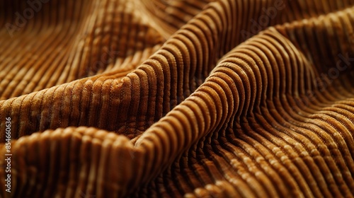 Wallpaper Mural Close-up View of Corduroy Fabric Texture, Emphasizing Warmth and Comfort Torontodigital.ca