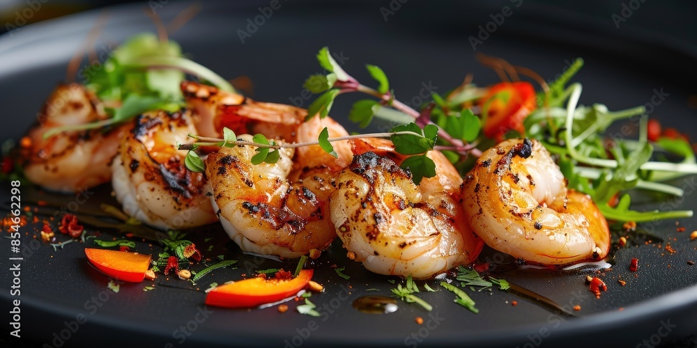 Grilled Shrimp with Herbs and Spices Grilled Shrimp with Herbs and Spices