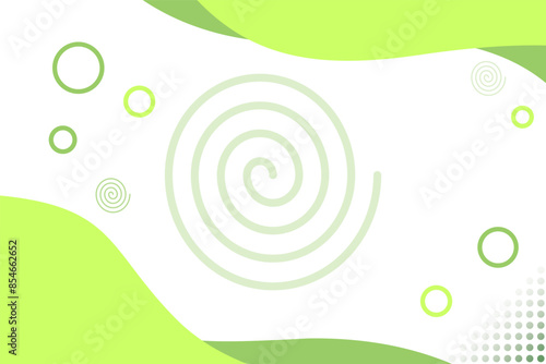 Abstract Shape Landscape Illustration vector element