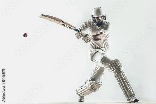 A cricket player hitting the ball with a bat with 54 1 robot, cyborg, soldier, warrior, woman, 3d, knight, android, future, statue, space, sword, armor, army, metal, technology, weapon, science, fant