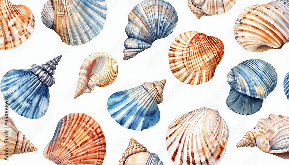 watercolour seashells wallpaper watercolour seashells wallpaper