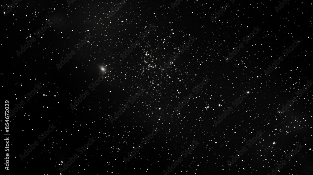 Night sky filled with countless stars and distant galaxies. Infinite and serene view of universe Night sky filled with countless stars and distant galaxies. Infinite and serene view of universe