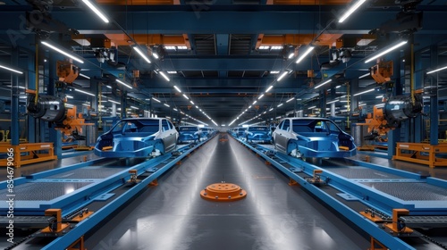 The car manufacturing line photo