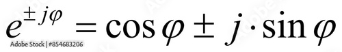 Euler's Formula for projects that require correct mathematical typesetting in high resolution quality - Perfect for Education, Business or Digital Media