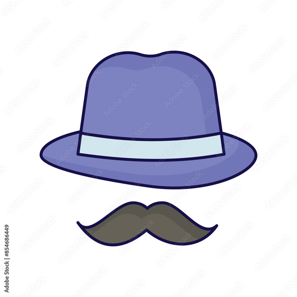 hat icon with white background vector stock illustration hat icon with white background vector stock illustration