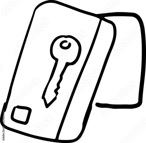 sketch keycard