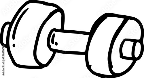 sketch dumbbell