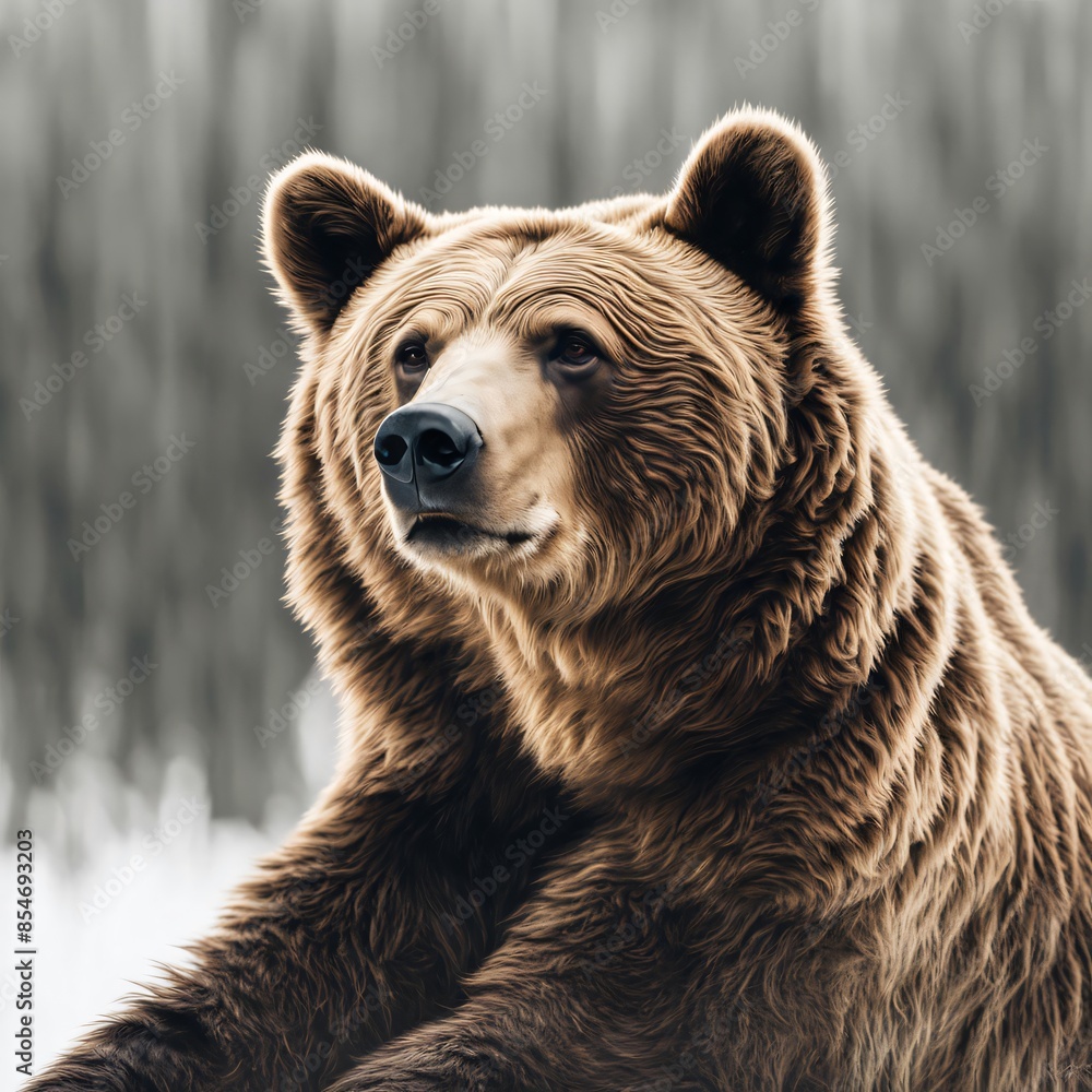 Obraz premium a wild bear