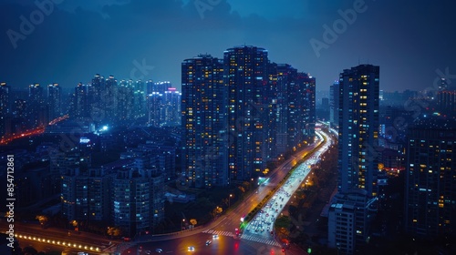 Wallpaper Mural Development of smart cities managed with advanced technology, Torontodigital.ca