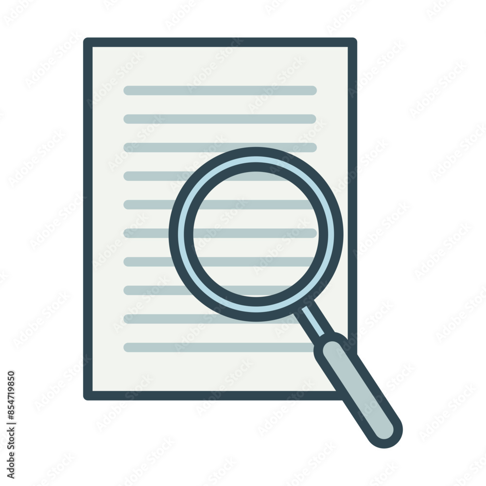 Document Filled Vector Document Filled Vector