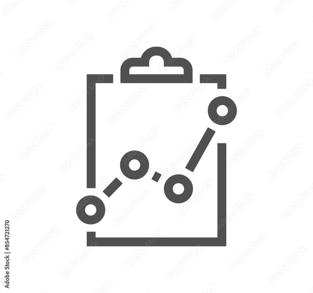 Clipboard related icon outline and linear vector.
Clipboard related icon outline and linear vector.