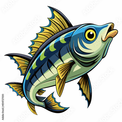 Vector illustration of a Fish